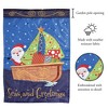 Magnolia Garden Seas and Greetings 13 x 18 Inch Polyester Garden Flag - 2 of 2