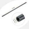 Unique Bargains PVC Water Plumb DIY Crafts High Impact Rigid Round Pipes 8" Length - 2 of 4
