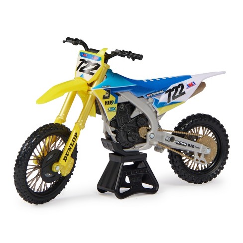 Supercross Authentic Adam Enticknap 1 10 Scale Collector Die cast Toy Motorcycle Replica With Race Stand Target