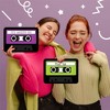 Big Dot of Happiness 80's Retro - Assorted Cassette Tape Decorations DIY Totally 1980s Large Party Essentials - Set of 20 - 3 of 4