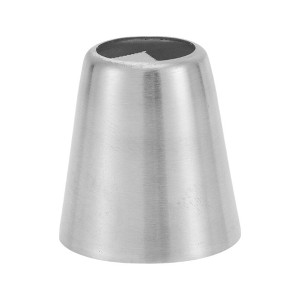 Unique Bargains Piping Tip 304 Stainless Steel Silver Tone 0.98"x1.46"x1.65" 1 Pcs - 1 of 3