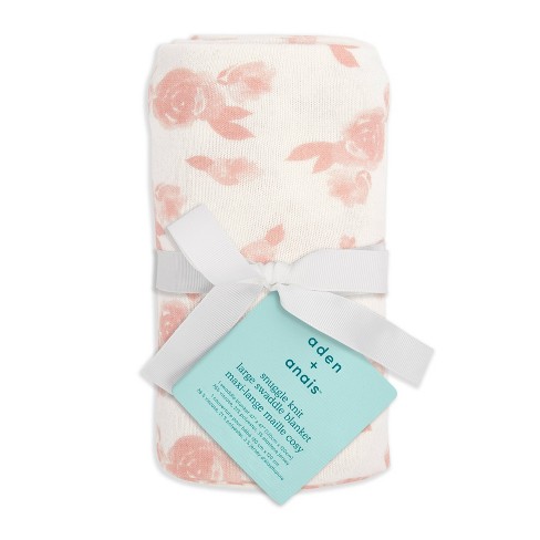 aden by aden anais Essentials Snuggle Kit Swaddle Blanket Pink