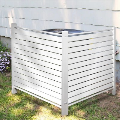 Dovelina Vinyl Garden Fence Panel - Outdoor Decorative Picket Fence with UV Resistance 48'*48'in