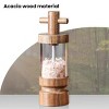 7 Inch Handle Manual Black Pepper Wood Grinder - 3 of 4