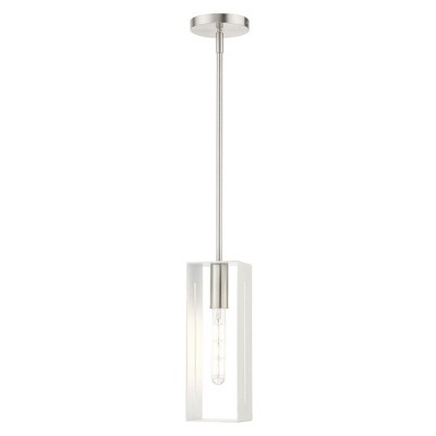 Livex Lighting Soma 1 - Light Pendant in  Brushed Nickel