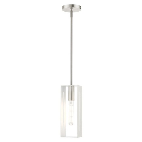 Livex Lighting Soma 1 - Light Pendant in  Brushed Nickel - image 1 of 1