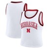 NCAA Nebraska Cornhuskers Women's White Cropped Jersey - 3 of 3