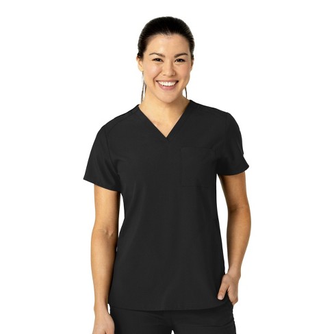 Wink W123 Women's Flex-n-reach V-neck Scrub Top, L : Target