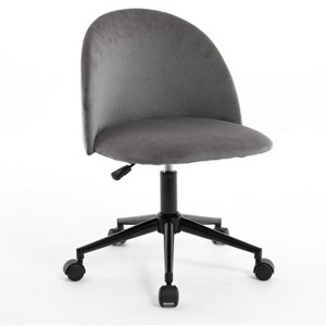 NicBex  Adjustable Height Mid-Back Office Chairs with Universal Wheels and Black Legs for Home Work Study Make Up - 1 of 4