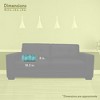 Majestic Home Goods,Bolster Pillow Sea Horse Teal - 3 of 4