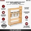 Rev-A-Shelf 448UT-BCSC 448UT Series Kitchen Utensil Pull Out Cabinet Organizer with Shelves and Soft-Close Slides for Kitchen Base Cabinets - 4 of 4