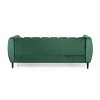 NicBex 83.25 Inch 3 Seater Sofa Couch with Deep Seat Modern Comfy Velvet Couch with Wood Legs for Living Room - 4 of 4