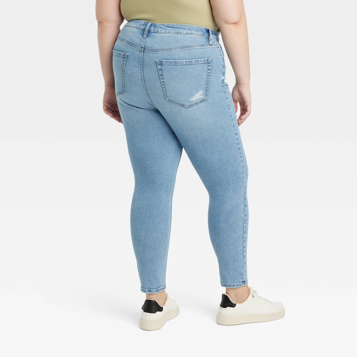 Women's High-Rise Skinny Jeans - Ava & Viv™ Full Length - thumbnail 8
