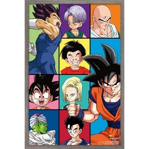 Trends International Dragon Ball Z - Grid Framed Wall Poster Prints - 1 of 4