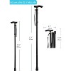 Attop Folding Lightweight Walking Stick - Adjustable Aluminum Metal Collapsible Travel Cane with Non-Slip Rubber Base - 3 of 4