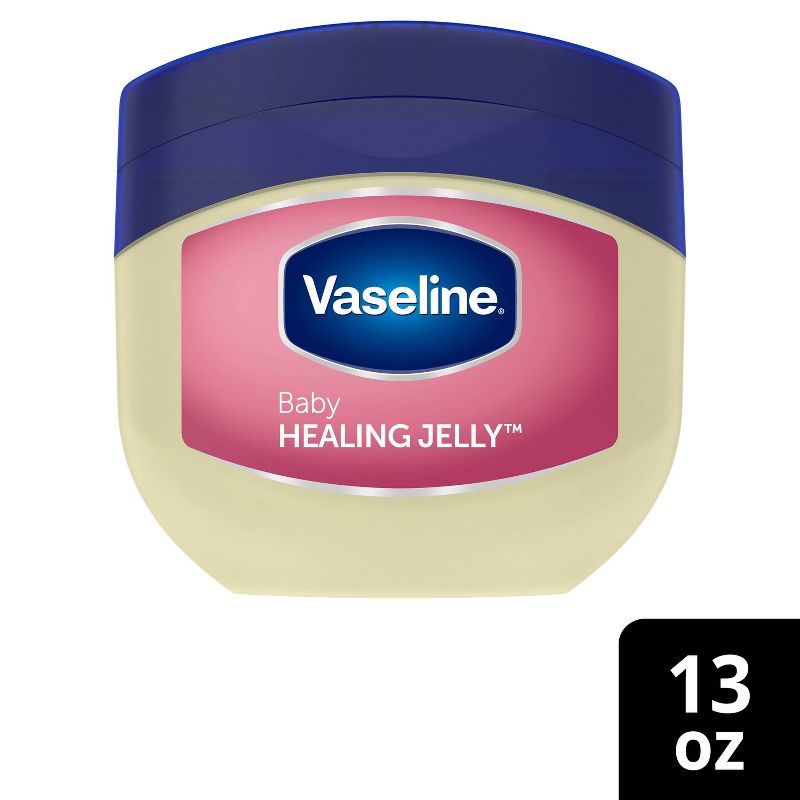 Vaseline Baby Hypoallergenic Petroleum Healing Jelly &#38; Diaper Rash Skin Protectant - 13oz, 1 of 15