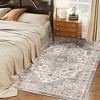 HOMCOM Area Rug, Boho Machine Washable Rug, Non-Slip Low Pile Carpet for Living Room, Bedroom, Dining Room, Home Office - 3 of 4