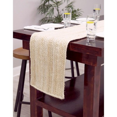 Unique Loom Braided Jute Dhaka Solid Indoor Braided Area Rug