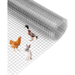Coucheta Hardware Cloth, Hot-Dipped Galvanized Wire Mesh Roll - Heavy Duty Chicken Wire for Coops, Rabbit Cages & Garden Fencing - 1 of 4