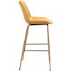 Zuo Tony Barstool Yellow & Gold - 2 of 4