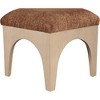 Meridian Furniture,Lawson Chenille Fabric Upholstered Ottoman - 3 of 4