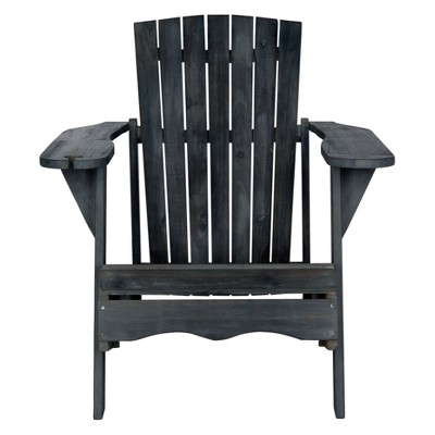 Vista Wine Glass Holder Adirondack Chair Dark Gray - Safavieh