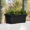 Bloem Veranda 26" Resin Deck Box Planter with Optional Knock-Out Drainage - 2 of 4