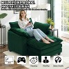 EHMKNP  40''W Comfy Cloud Sofa Armchair - Corduroy Oversized Chair & Ottoman Set, Plush Upholstery & Extra Deep Seat for Small Apartment Living Rooms - 3 of 4
