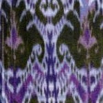 navy ikat border
