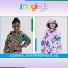 Disney Lilo & Stitch Minnie Mouse Girls Pullover Hoodie Woobie and Flare Pants Outfit Set Little Kid to Big Kid - image 3 of 4