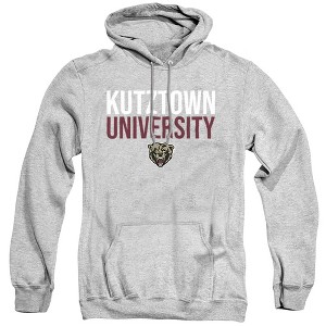 Kutztown University Official Stacked Adult Pull-Over Hoodie, Athletic Heather - 1 of 4