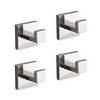 2-Pack Stainless Steel Wall-Mounted Towel and Coat Hooks for Bathroom, Bedroom, Kitchen - 2 of 4