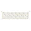 vidaXL Garden Bench Cushion Melange Cream 78.7"x19.7"x2.8" Fabric - 4 of 4