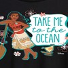 Women's - Disney - Take Me To The Ocean Oversized Graphic T-Shirt - 2 of 4