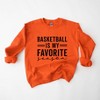 Simply Sage Market Women's Graphic Sweatshirt Basketball Is My Favorite Season - 3 of 3