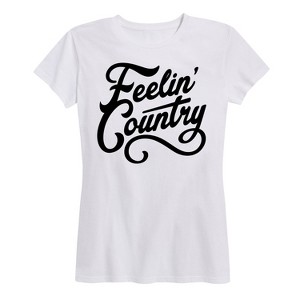 Women's - Country Casuals - Feelin' Country Short Sleeve Graphic T-Shirt - 1 of 4
