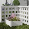 MAYERTY Raised Garden Bed PVC Raised Beds for Vegetables Outdoor Garden Raised Planter Box for Flowers - 2 of 4