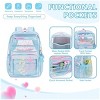 Clear Backpack for School Girls, Heavy Duty TPU Transparent Bookbag, Large Stadium Approved Clear Backpack for School, Concerts, and Events - 3 of 4