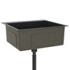 vidaXL Handmade Kitchen Sink Black Stainless Steel - 3 of 4