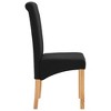 CLIHOME Modern Dining Chairs,Ergonomic Soft Fabric Upholstered Chairs with Sturdy Wooden Legs Accent Chairs( Set of 2) - 4 of 4