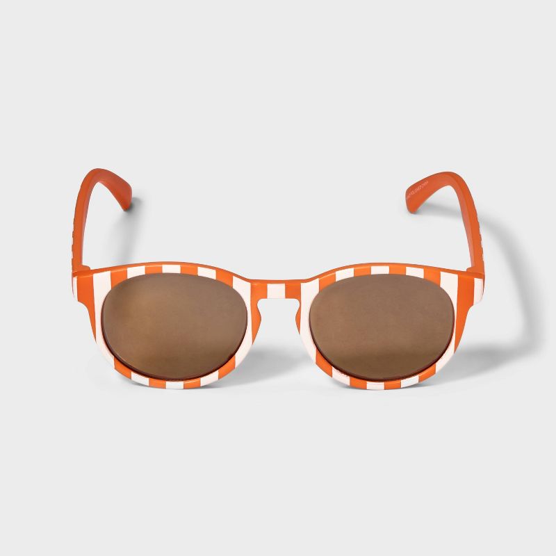 Toddler Striped Sunglasses - Cat &#38; Jack&#8482; Orange, 1 of 6