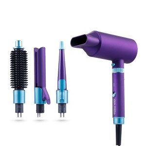 JOHN FRIEDA 4-in-1 Styling Set – Includes Hair Dryer, Flat Iron, Curling Wand & Heated Brush, Anti-Frizz, Shine Boost, Travel-Ready - 1 of 4