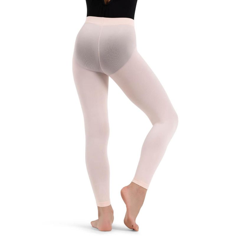 Capezio Footless Tight w Self Knit Waist Band - Girls & Toddler, 3 of 5