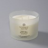 3-Wick Frosted Glass Peace + Tranquility Lidded Jar Candle White 11oz - Mind & Body by Chesapeake Bay Candle: Soy Wax Blend, Essential Oils - 3 of 4