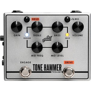 Aguilar Tone Hammer V2 Preamp Bass Effects Pedal Silver - 1 of 4