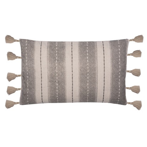 TP126 Grey Christmas Throw Pillows Group – By Harrington