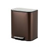 12/20/30L Trash Can  with Step Pedal, Quiet-close step-on trash can with Thin Lid for Kitchen,Shopping mall, living room, office - 2 of 4