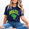 Simply Sage Market Women's Brazil Map Short Sleeve Graphic Tee - 2 of 4