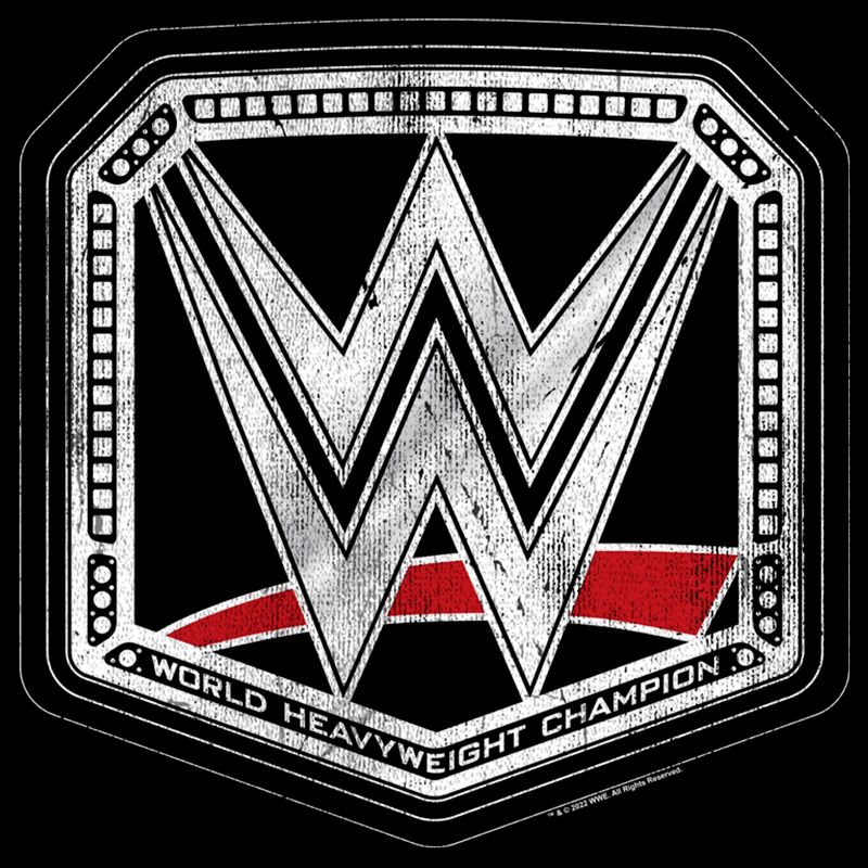 Men's WWE World Heavyweight Champion Logo T-Shirt, 2 of 6