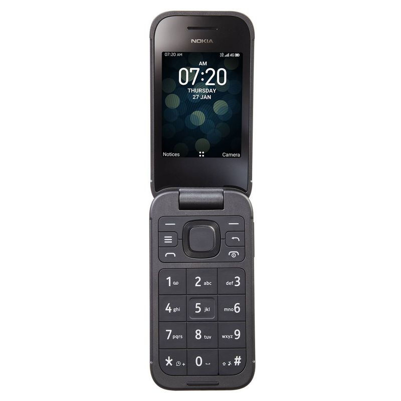 Tracfone Prepaid Nokia 2760 Flip 4G (32GB) CDMA - Black, 1 of 9